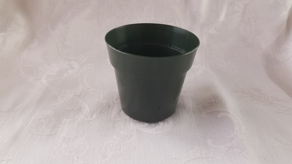 3" Plastic Green Standard Pot - Click Image to Close